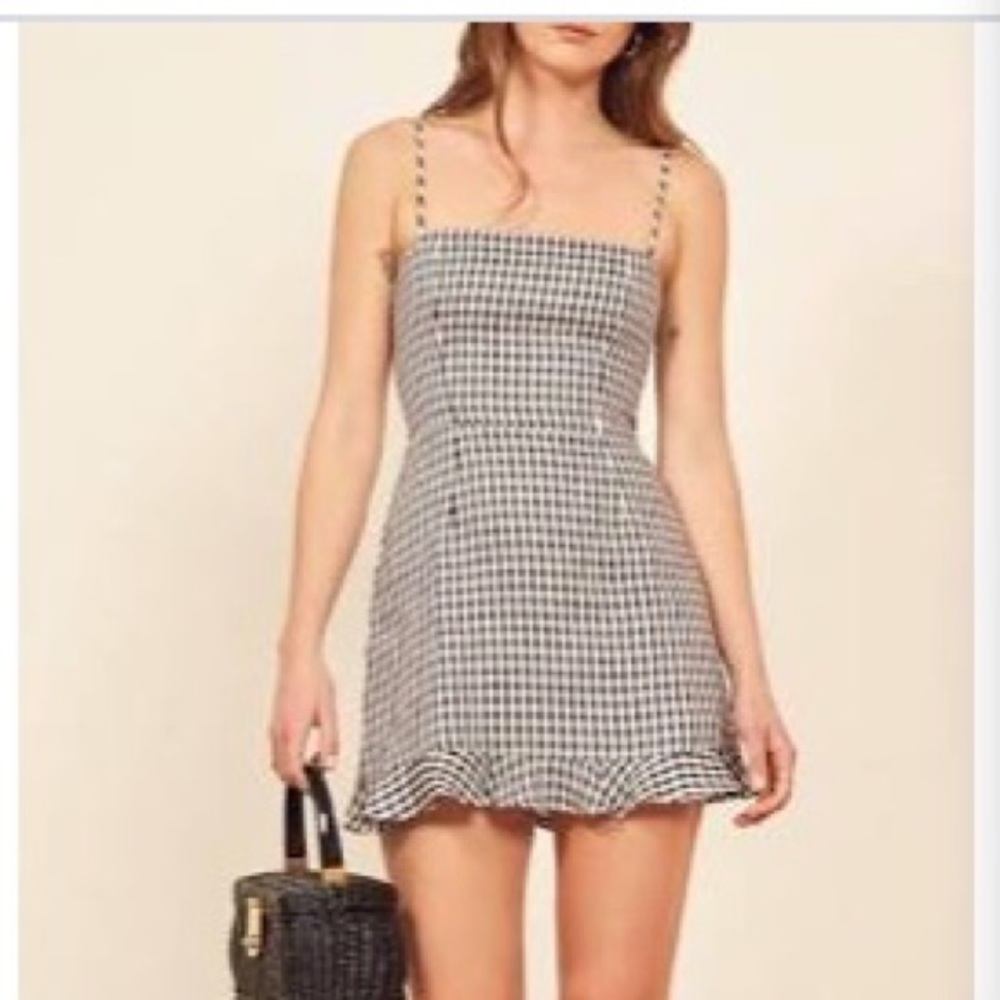 Reformation Kiernan Dress - gingham